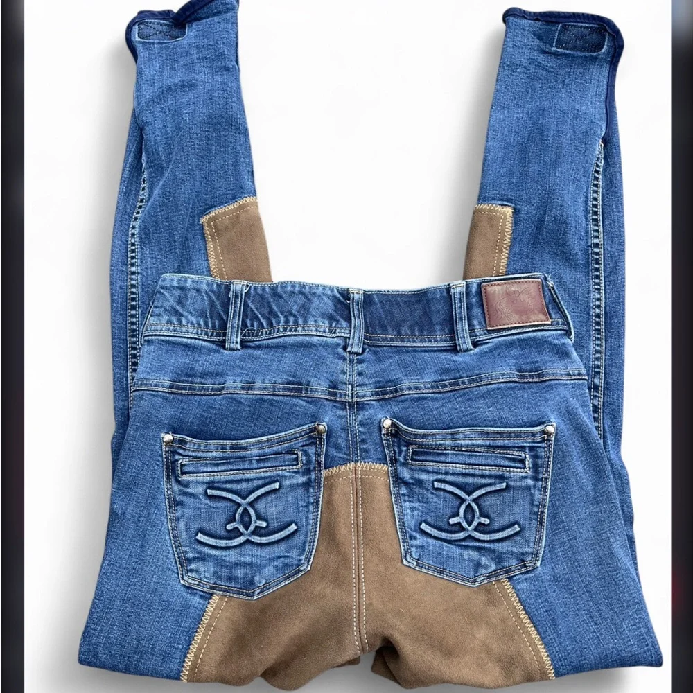 Goode Rider Equestrian Jean - Full Seat Mid Rise All Purpose Breech Size 26R - Picture 5 of 14